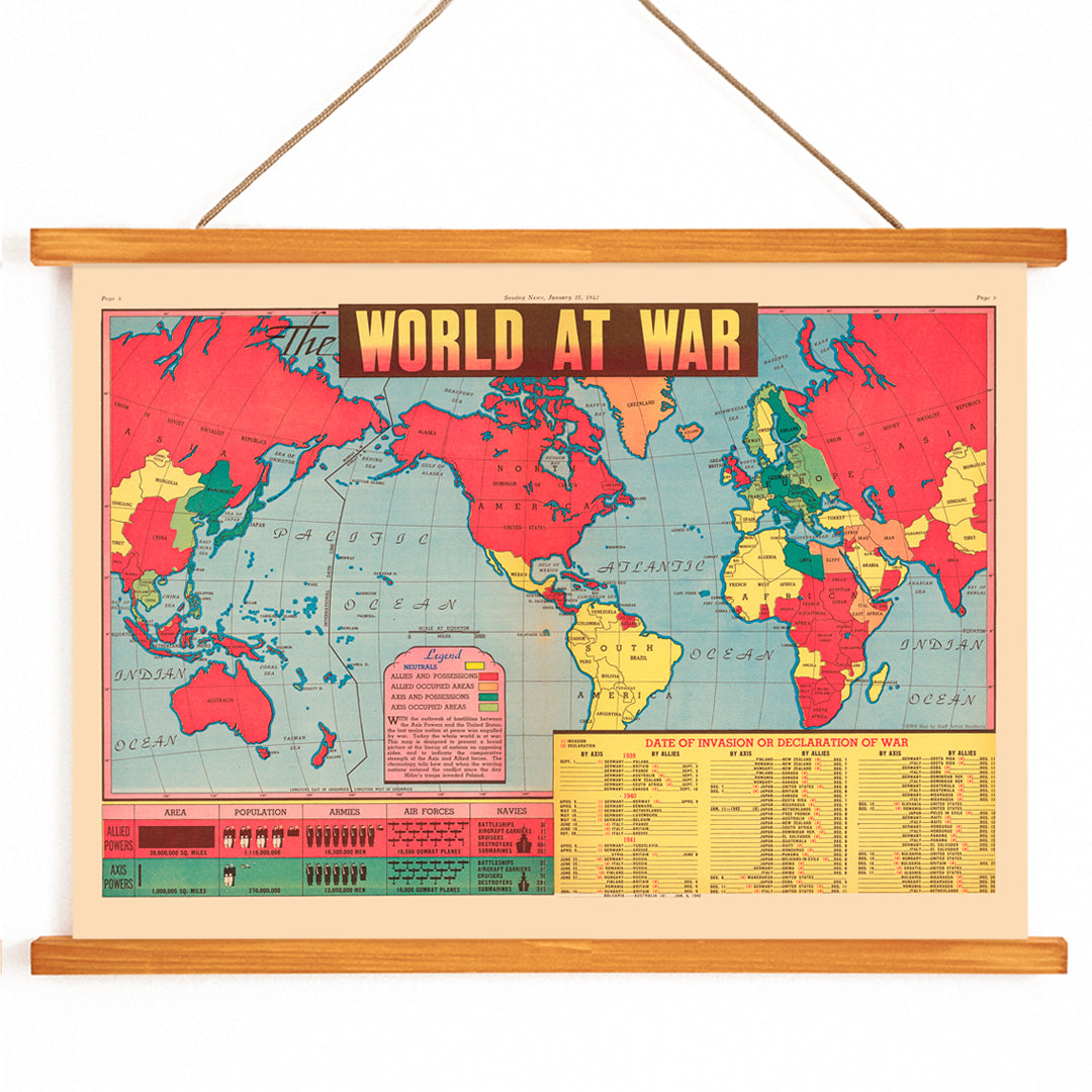 , with wooden magnetic frame on white background