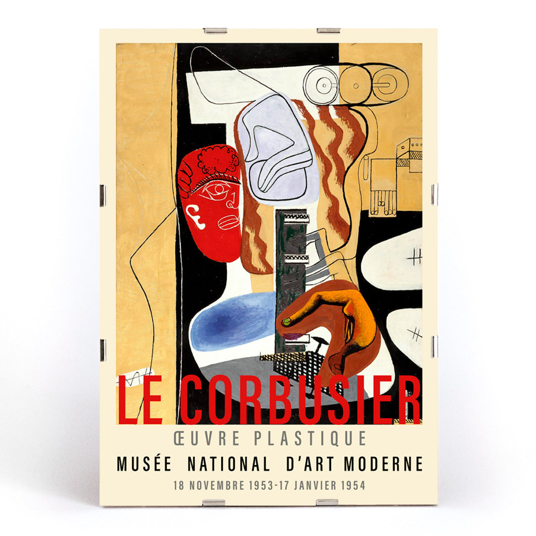 , framed and displayed in modern living room decor