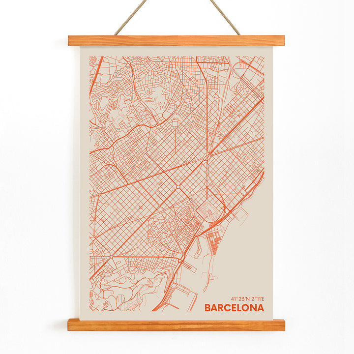 , with wooden magnetic frame on white background