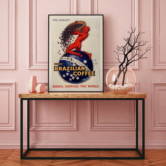 , framed and displayed in home decor