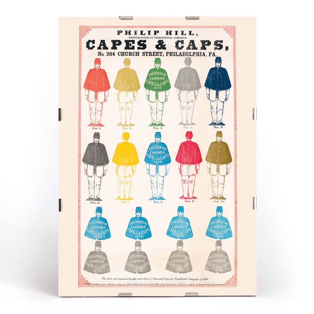 , framed and displayed in modern living room decor