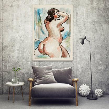 , framed and displayed in home decor