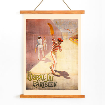 , with wooden magnetic frame on white background