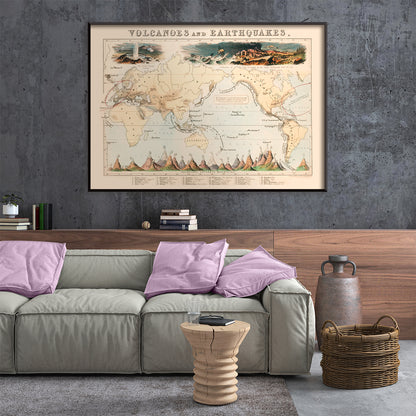 , framed and displayed in home decor