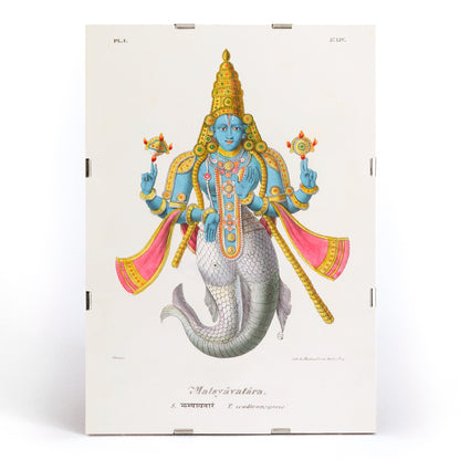 , framed and displayed in modern living room decor