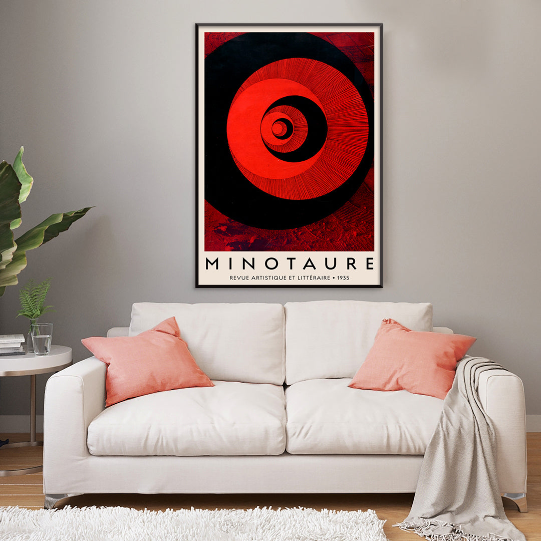 , framed and displayed in home decor