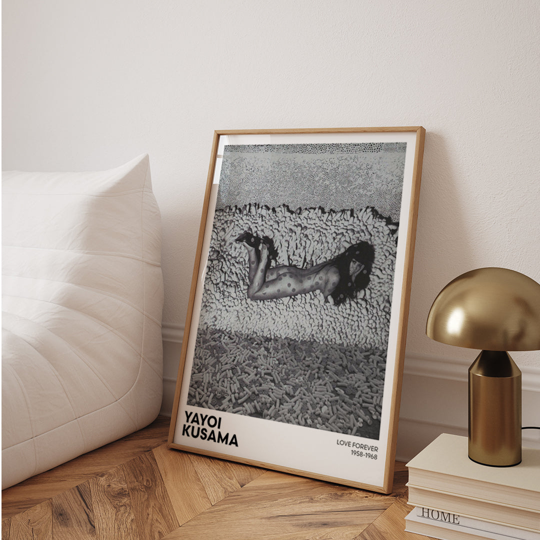 , framed and displayed in home decor